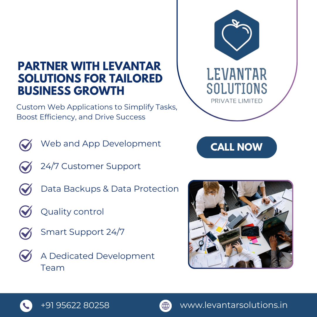 How Custom Web Applications Simplify Business Management: Levantar Solutions’ Approach