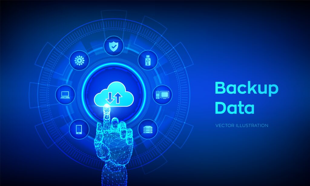 Image for Backup Storage Data Business: A visual representation featuring storage devices like hard drives or cloud icons, along with backup symbols, illustrating the importance of data protection and storage solutions for businesses