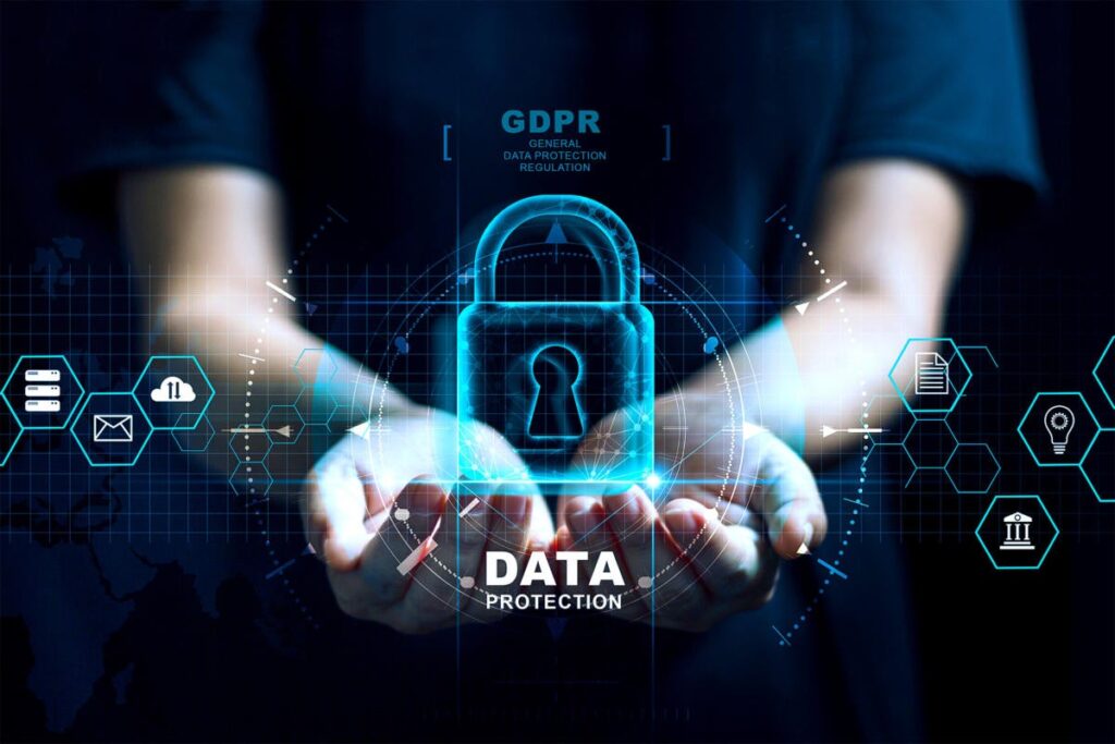 Image for CSO GDPR Data Privacy: A visual representation that combines elements such as a lock, shield, or GDPR text, symbolizing data protection and privacy compliance with GDPR regulations.