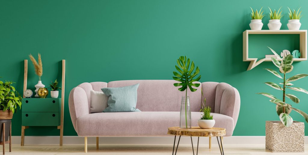 An extravagant interior boasting intricate design elements, lavish furnishings, and artful decor